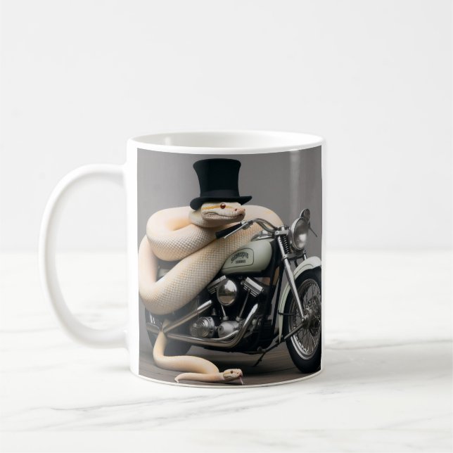 MOTORCYCLE SNAKE KAFFEMUGG (Vänster)