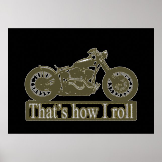 Motorcycle wall poster (Framsidan)