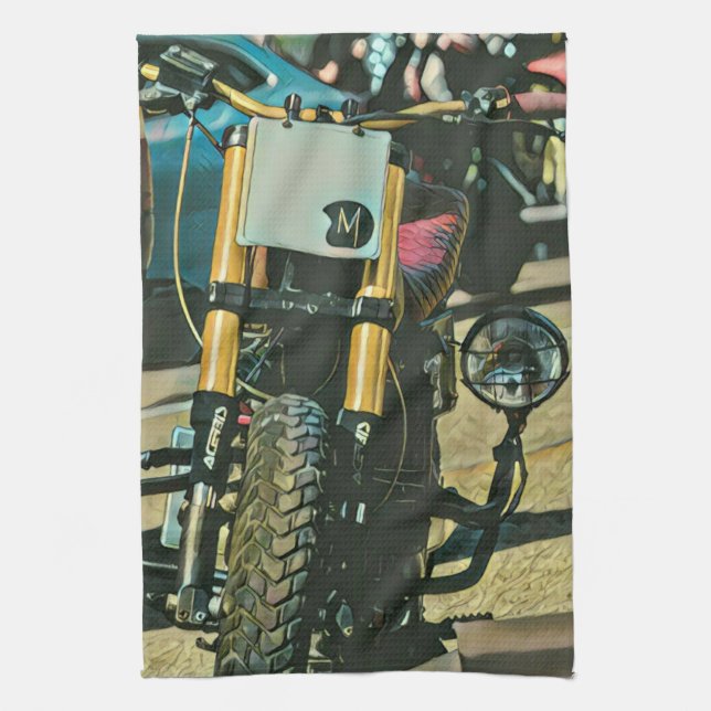 Motorcycles gifts kökshandduk (Vertikal)