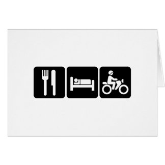 Motorcycling Hälsningskort