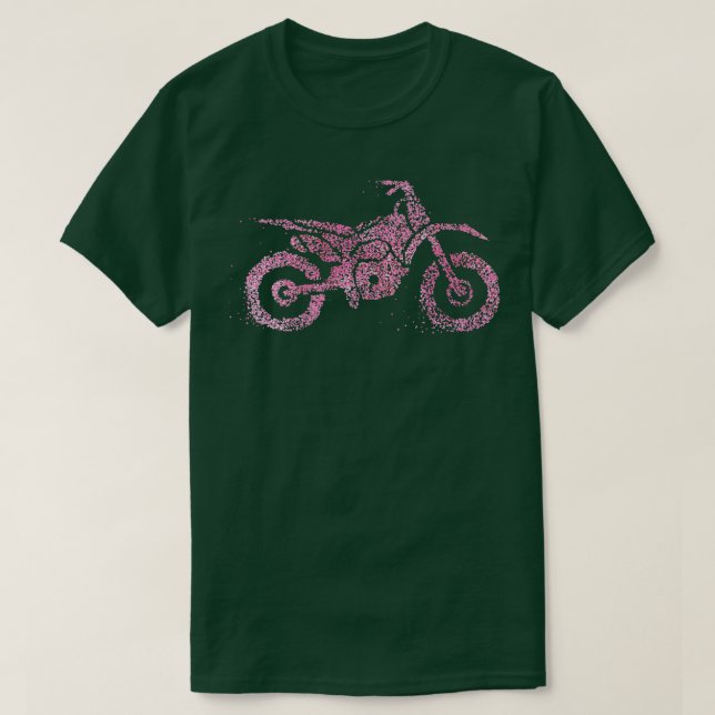 Motorcyclist Biker Woman T Shirt (Design framsida)