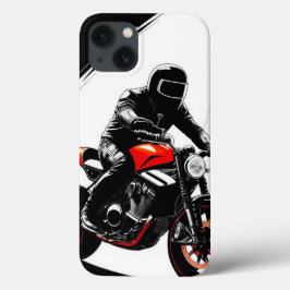 Motorcyclist Riding a Snyggt Street Bike