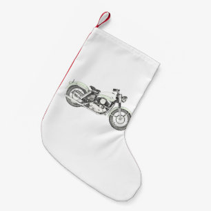 Motorcykel 1957 liten julstrumpa