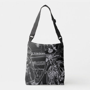 Motorcykel 1 bagckor axelväska