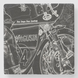 Motorcykel 1, kustertana stenunderlägg