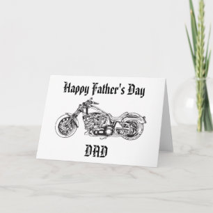 Motorcykel..1, Lycklig Fars dag PAPPA Kort