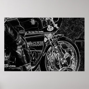 Motorcykel 1 poster