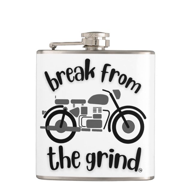 Motorcykel 2 Flask Fickplunta (Framsidan)
