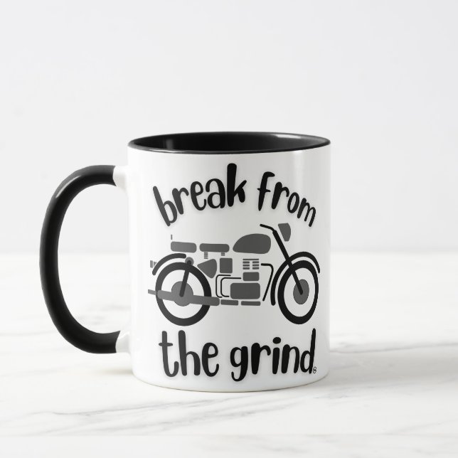 Motorcykel 2 kaffemugg (Vänster)