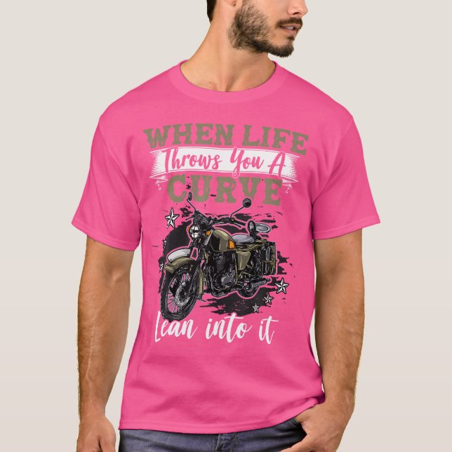Motorcykel Älskare Biker  Manar T Shirt (Framsida)