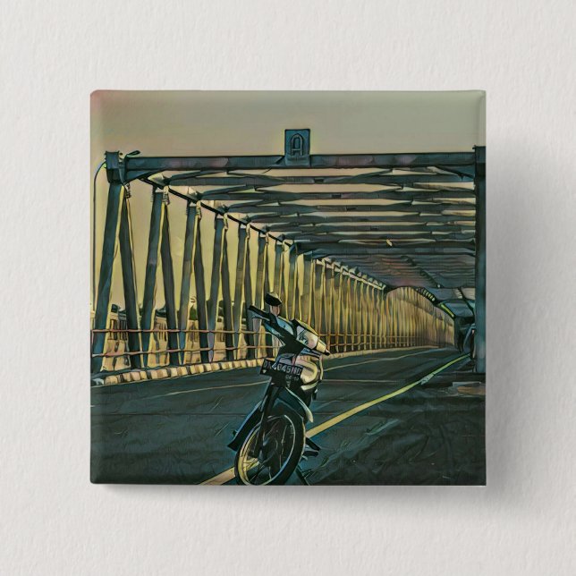 Motorcykel älskare-gåva knapp (Framsida)