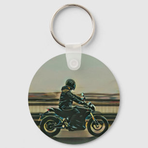 Motorcykel älskare-gåva nyckelring
