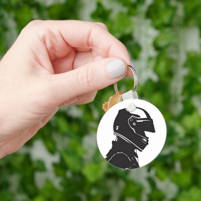 Motorcykel Älskare Nyckelring (Hand)