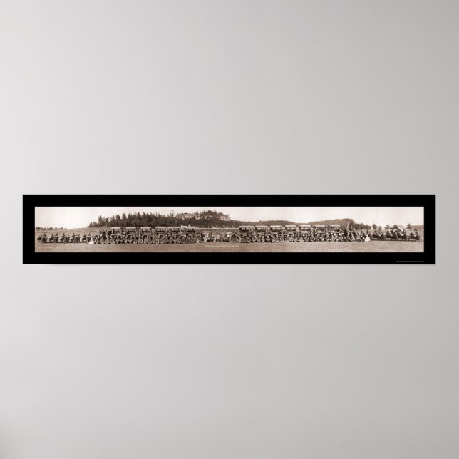 Motorcykel Ambulance Photo 1917 Poster (Framsidan)