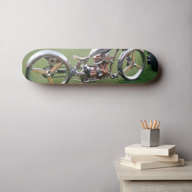 Motorcykel Art Skateboard (Väggkonst (Horz))