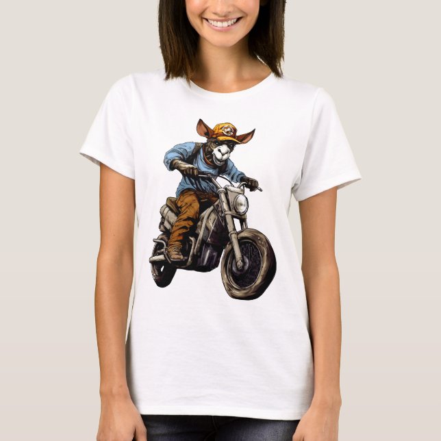 Motorcykel Åsna T Shirt (Framsida)
