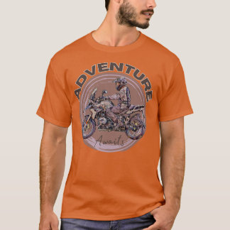 Motorcykel Äventyr Awaits T Shirt