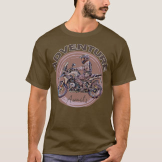 Motorcykel Äventyr Awaits T Shirt