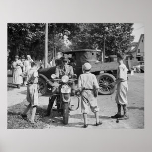 Motorcykel avund, 1936 poster