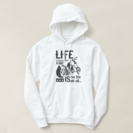 Motorcykel Basic Hoodie Sweatshirt