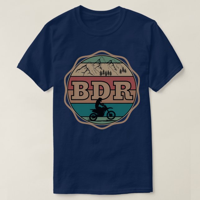Motorcykel BDR (2)  T Shirt (Design framsida)