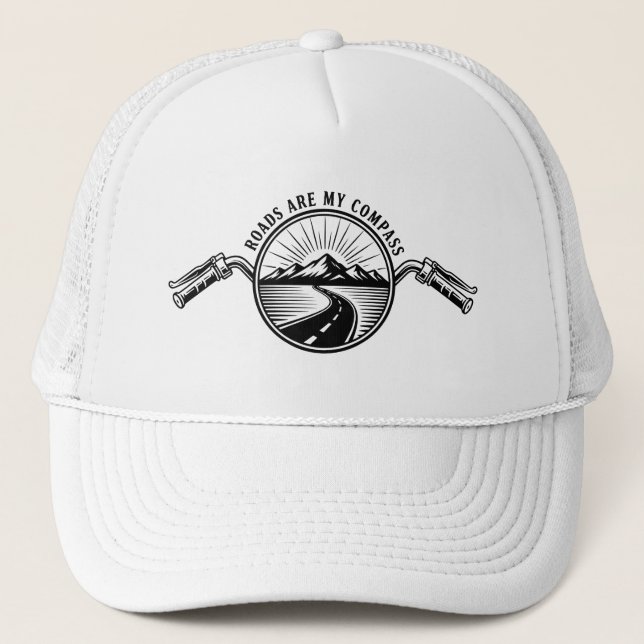 Motorcykel Bergsväg Keps (Framsida)