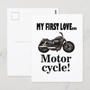 Motorcykel Bike Fordon Vykort