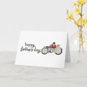 Motorcykel Biker Fars Dag Kort