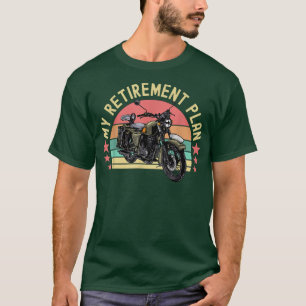 Motorcykel Biker Riding Vintage   Pension T Shirt