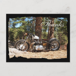 Motorcykel - Biker - vykort