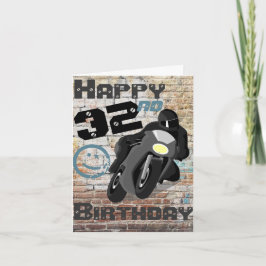 Motorcykel "Birthday 32nf still Har It Kort