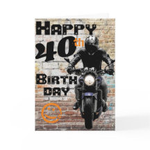 Motorcykel "Birthday 40th still Har It