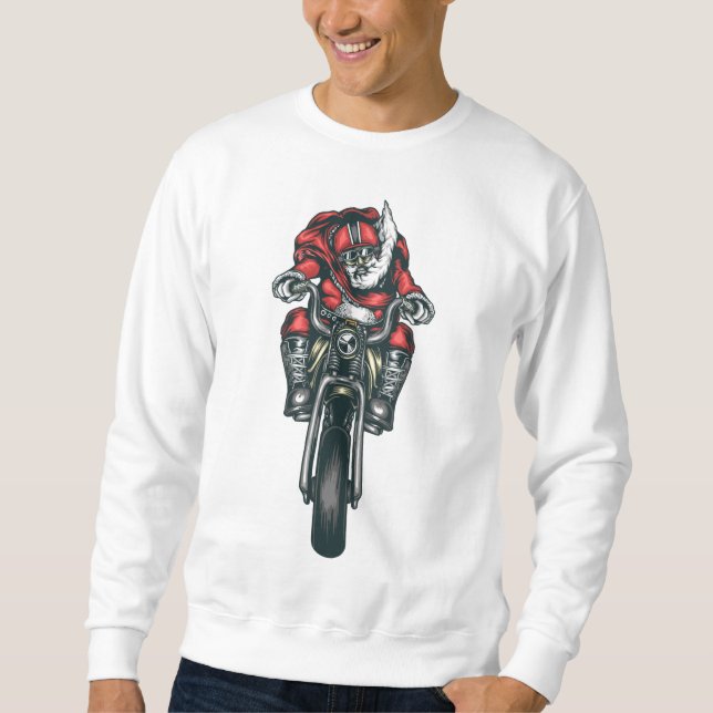 Motorcykel BMW Harley-Davidson Lång Ärmad Tröja (Framsida)