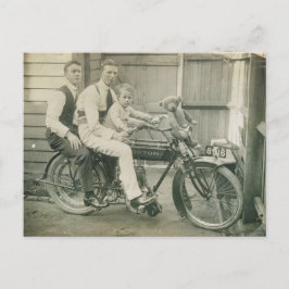 Motorcykel Boys Vykort