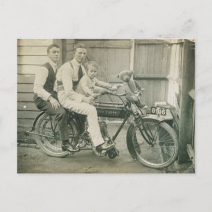 Motorcykel Boys Vykort
