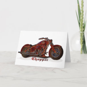 Motorcykel Chopper Kort