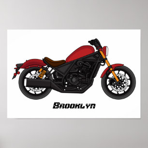 Motorcykel coola poster