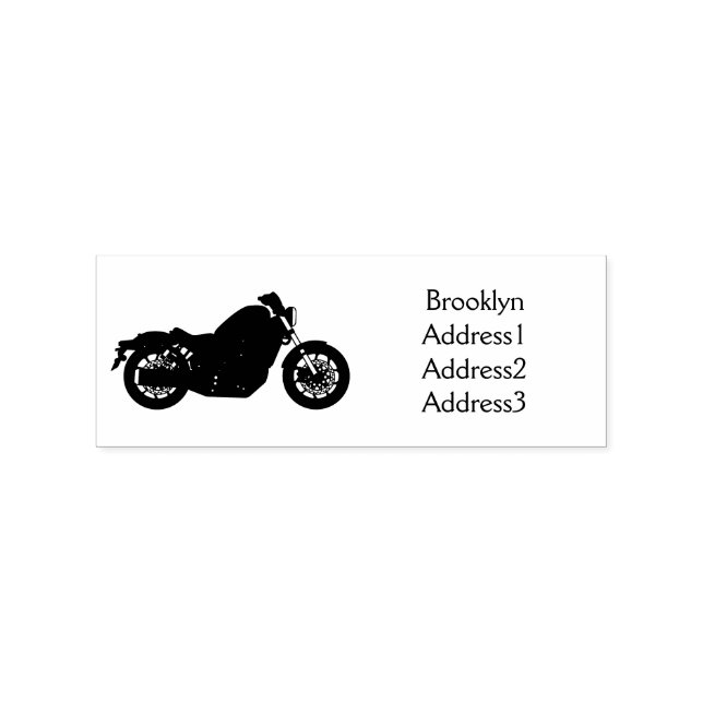 Motorcykel coola stämpel (Tryck)
