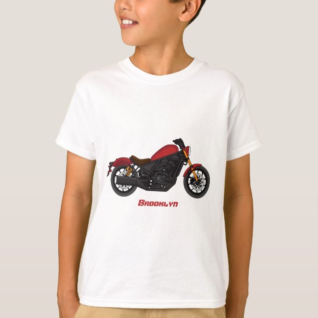 Motorcykel coola t shirt (Framsida)