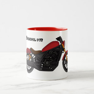 Motorcykel coola Två-Tonad mugg