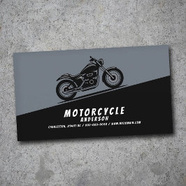 Motorcykel diagonalt visitkort
