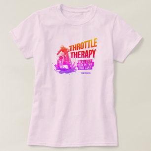 Motorcykel Dirt Bike Terapi Dam-T-Shirt T Shirt