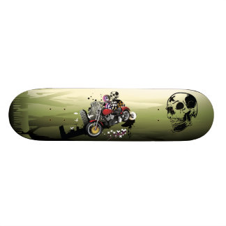 Motorcykel- & döskallarUrban abstrakt Skateboard Bräda 20,5 Cm