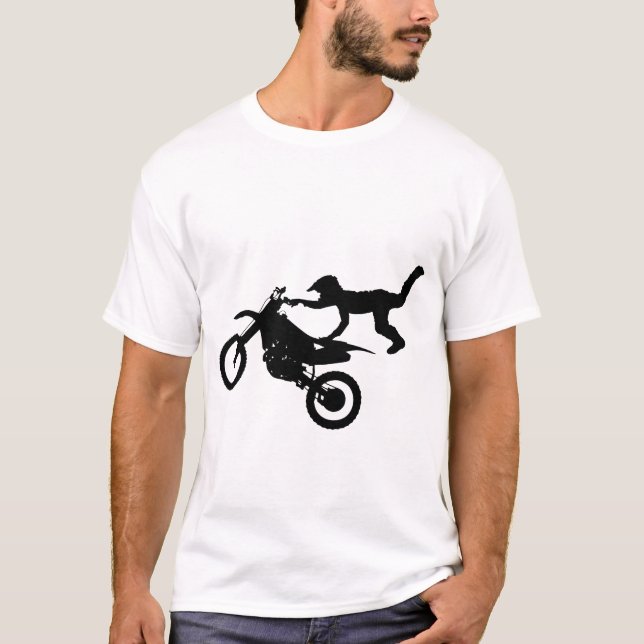 Motorcykel fantastisk biker rider touring t shirt (Framsida)