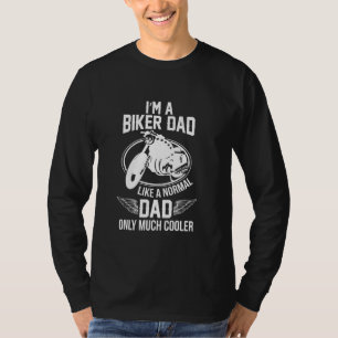 Motorcykel Far i biker i Pappa för motorcykliska m T Shirt