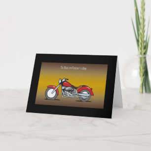 Motorcykel Fars dag Kort