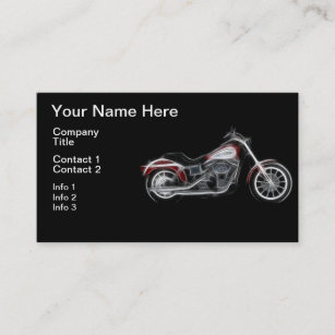 Motorcykel för avbrytarHogHeavyweight Visitkort