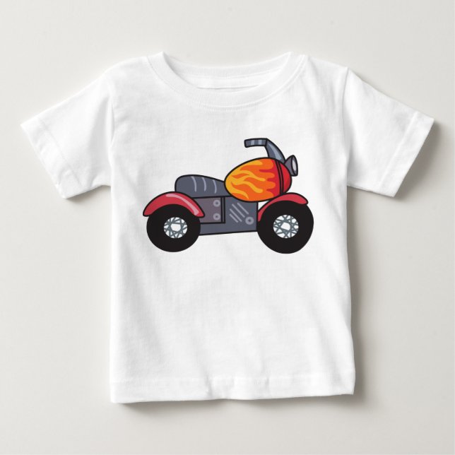 Motorcykel för barn t shirt (Framsida)