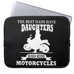 Motorcykel för bästa pappor-dotter laptop fodral