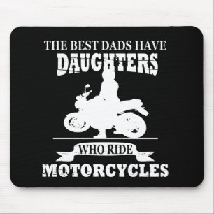 Motorcykel för bästa pappor-dotter musmatta